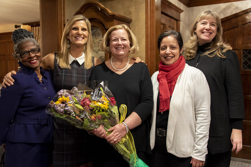  A picture of four women that are in the United Way Tocqueville Society